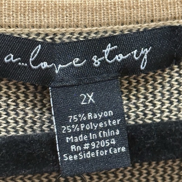 Love Story SZ 2X Poetcore Floral Knit Sweater Romantic Minimal Dark Academia NWT - Picture 6 of 6